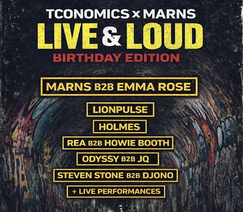 MARNS X TCONOMICS: AND LOUD at After Dark Nightclub
