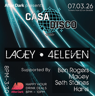 After Dark Presents....LACEY & 4ELEVEN - House & Disco at After Dark