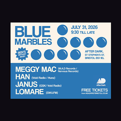 Blue Marbles at After Dark