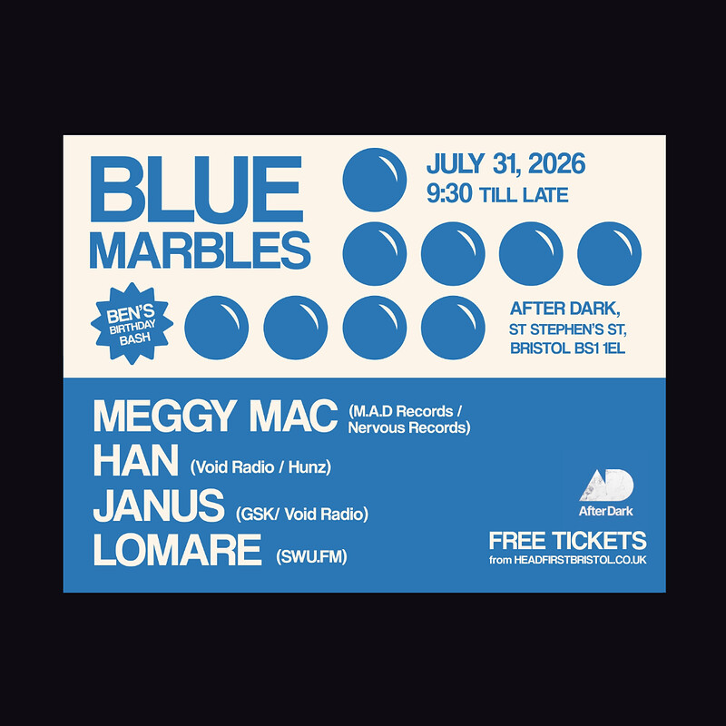 Blue Marbles at After Dark