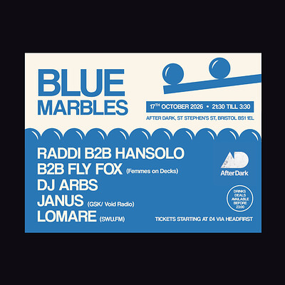 Blue Marbles at After Dark