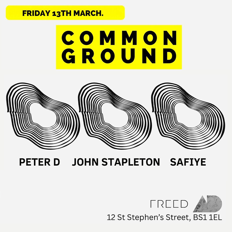 Common Ground Presents....Safiye, John Stapleton & Peter D at After Dark