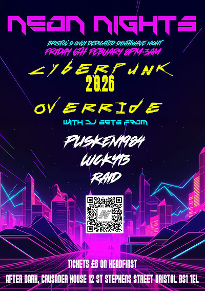 Neon Nights : Cyberpunk 2026 Override at After Dark