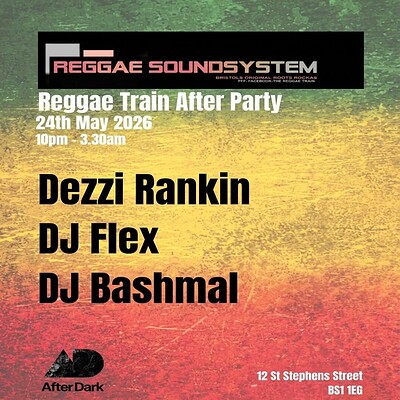 Reggae Train After Party at After Dark