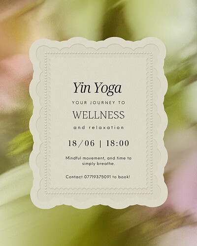 Yin Yoga at Almondsbury Old School Hall