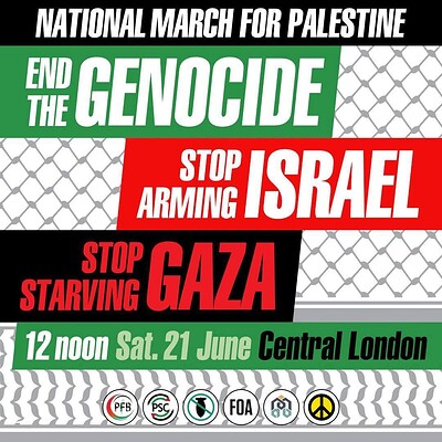 NATIONAL DEMO FOR PALESTINE - COACH TICKETS at Anchor Road Bristol