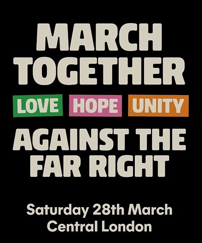 Coach to Together Against the Far Right at Anchor Road