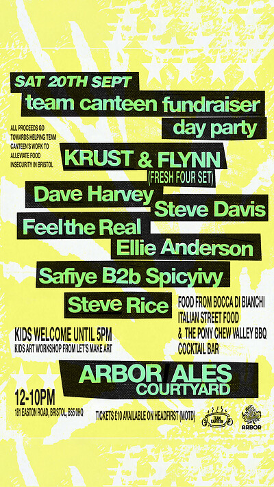 Team Canteen Fundraiser at Arbor Ales Courtyard