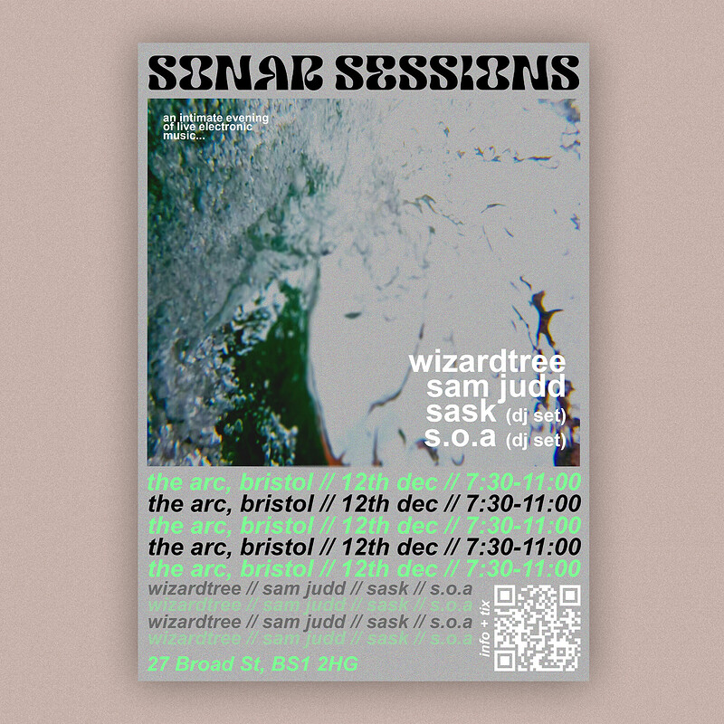 Wizardree, Sam Judd, Sask & S.O.A at Arc Bristol