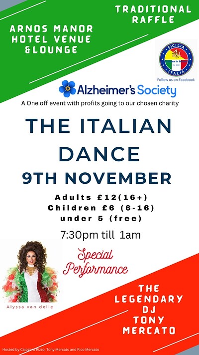 The Italian dance at Arno's manor hotel