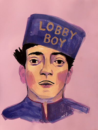 Cinema Sketch: Wes Anderson at Arnolfini