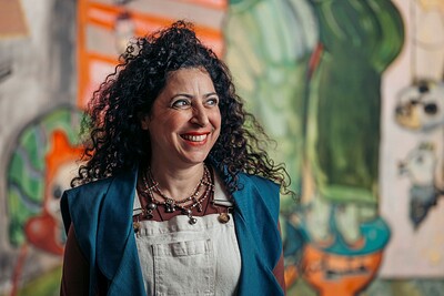 Mounira Al Solh in conversation at Arnolfini