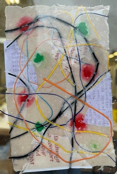 Papermaking workshop at Arnolfini