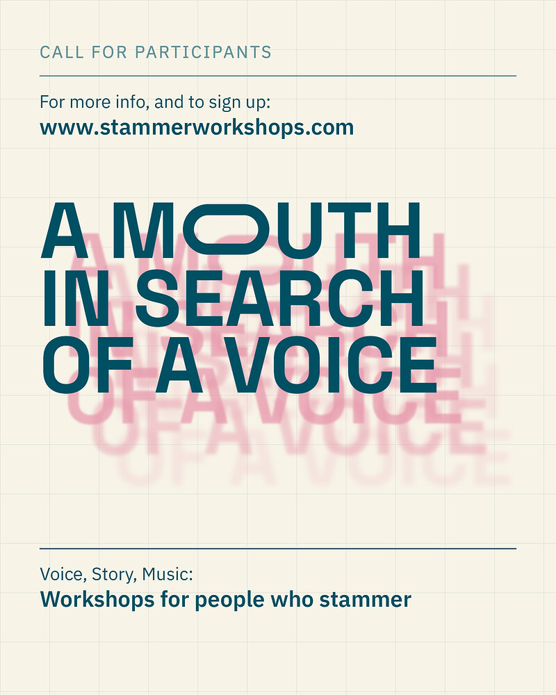 Voice, Story, Music: Creative Workshops For People Who Stammer at Arnolfini