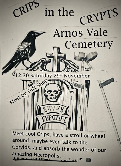 CRIPS in The CRYPTS at Arnos Vale Cemetery
