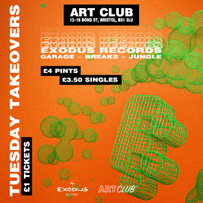 Art Club Pres: Tuesday Takeovers w/ Exodus Records at Art Club