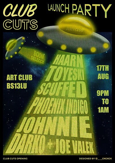 CLUB CLUTS LAUNCH PARTY w/ JOHNNIE DARKO at Art Club