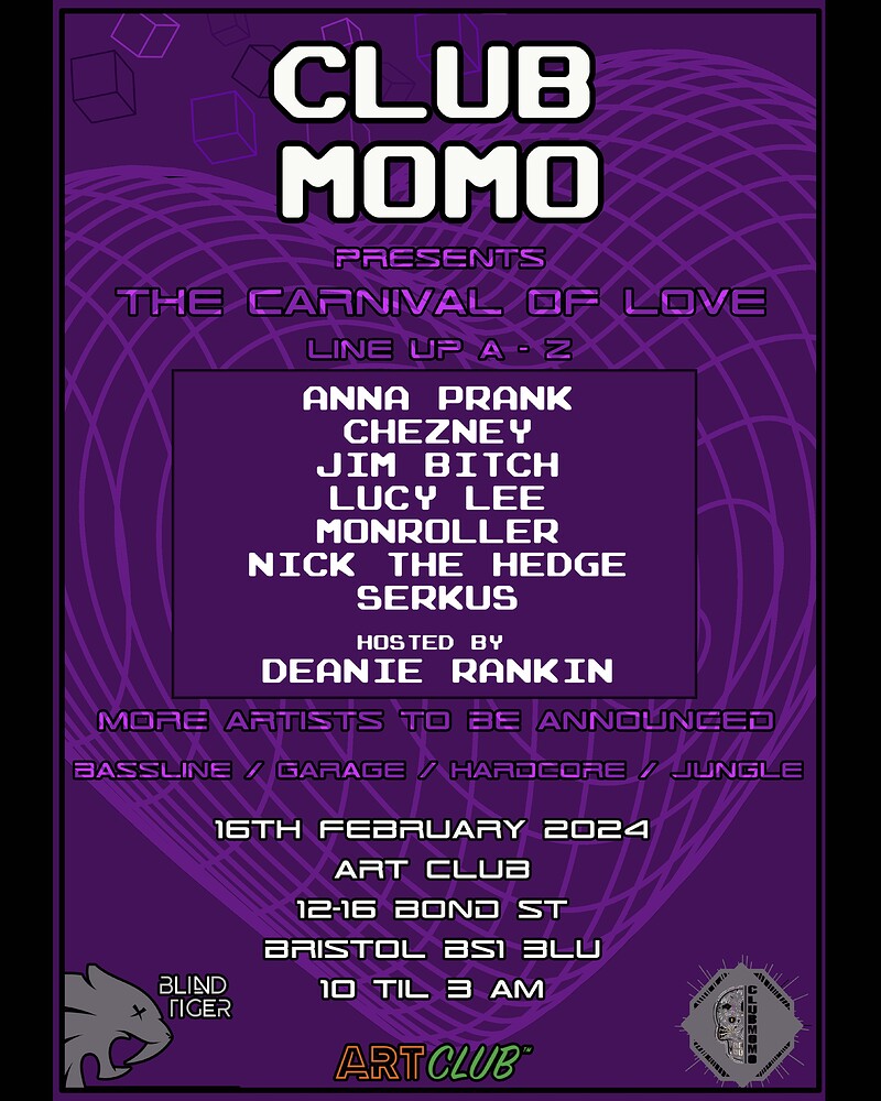 Club Momo presents Carnival of Love at Art Club