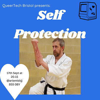 QueerTech Bristol: self protection workshop at Artemis BJJ