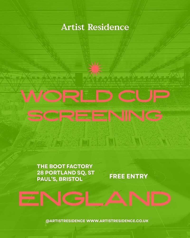World Cup 2026 ENGLAND SEMI-FINAL at Artist Residence Bristol