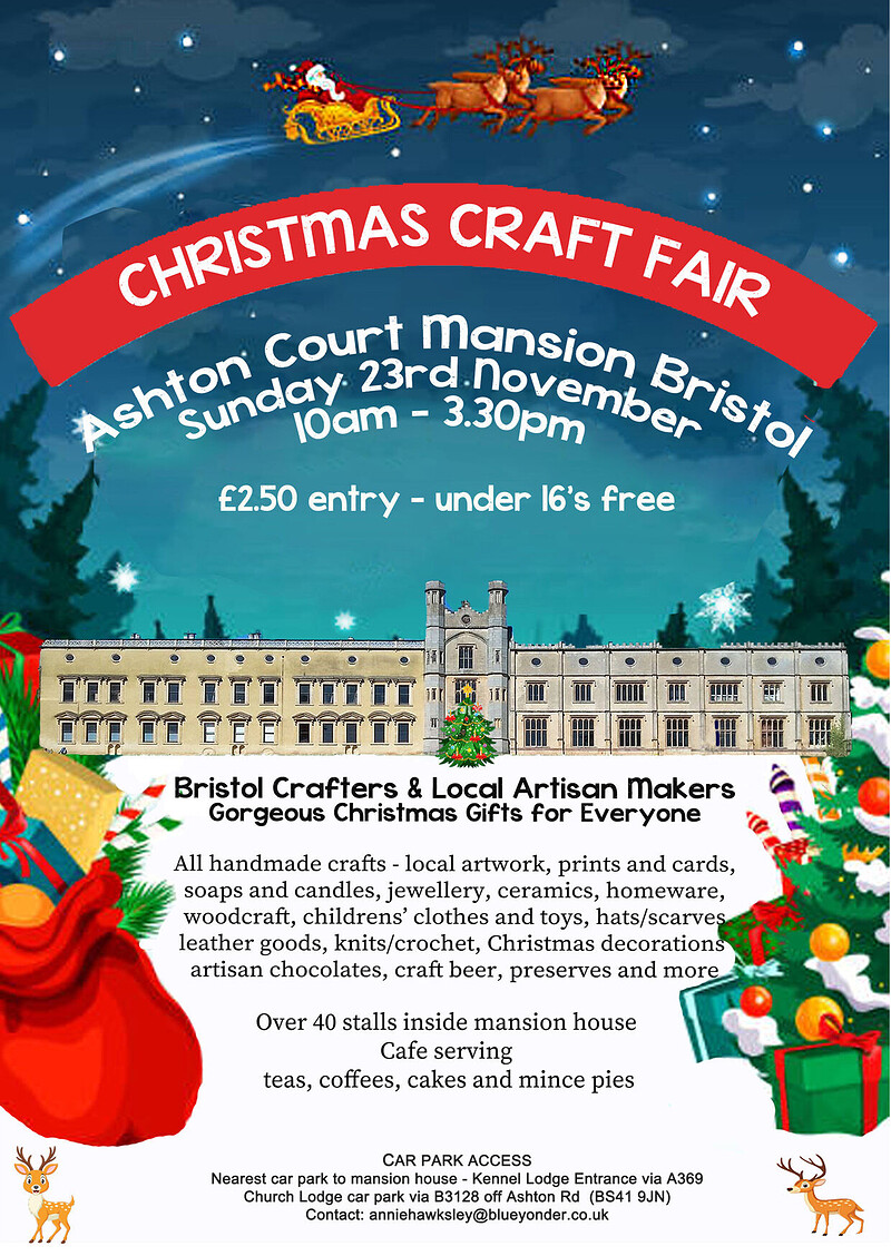 Christmas Craft Fair at Ashton Court at Ashton Court