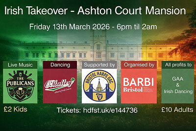 Irish Takeover of Ashton Court Mansion - Early St Patrick's Day at Ashton Court