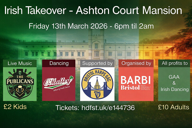 Irish Takeover of Ashton Court Mansion - Early St Patrick's Day at Ashton Court