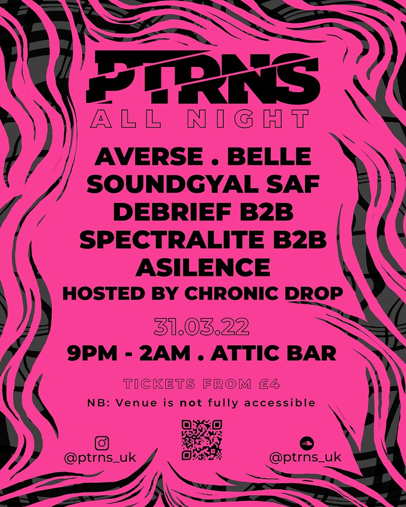 PTRNS All Night at Attic Bar