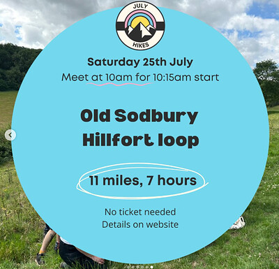 Queer Hiking Bristol: Old Sodbury Hillfort Loop at Badminton High Street