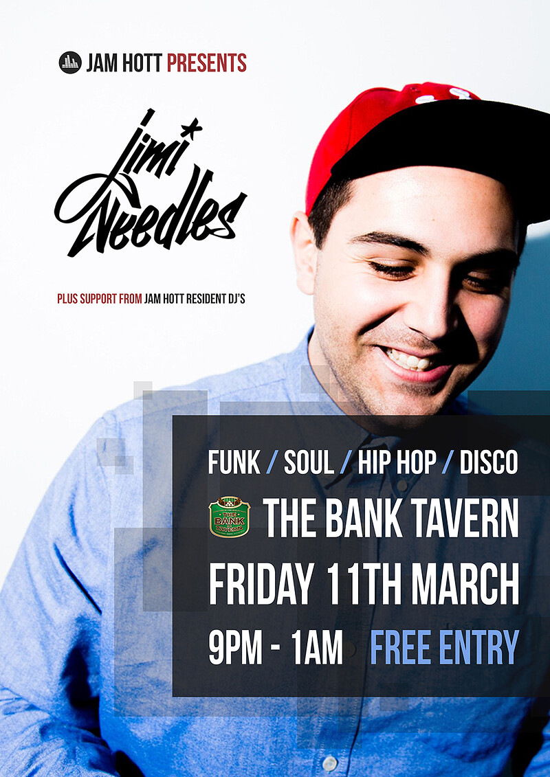 Jam Hott w/ Jimi Needles at Bank Tavern