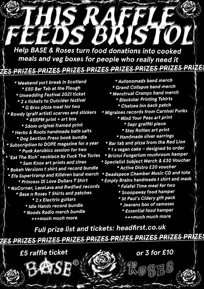 THIS RAFFLE FEEDS BRISTOL at BASE