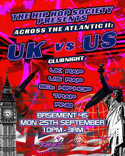 Across The Atlantic II: UK v US at Basement 45