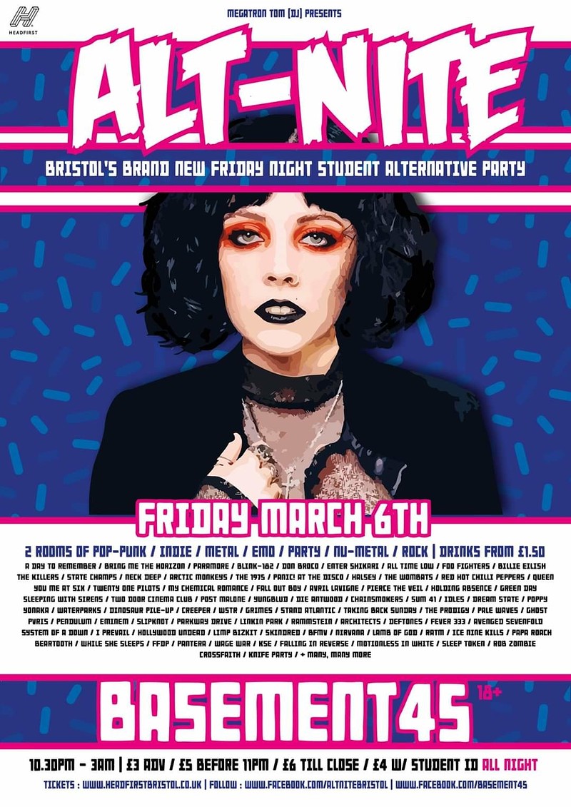 Alt-Nite - March 6th at Basement 45