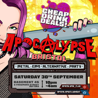 Apocalypse Bristol - Metal // Emo // Alternative at Basement 45