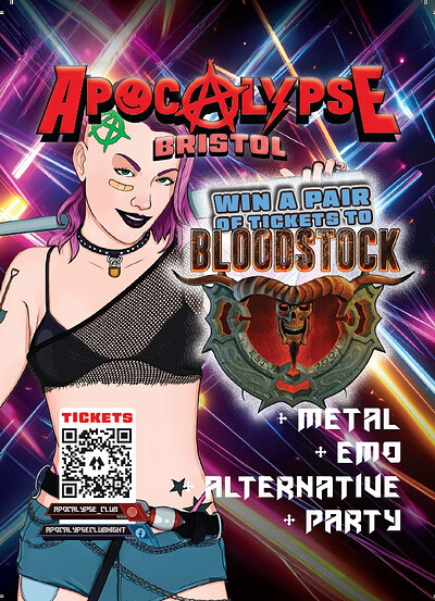 Apocalypse Bristol  **WIN BLOODSTOCK TICKETS** - Metal // Emo // Alternativ at Basement 45