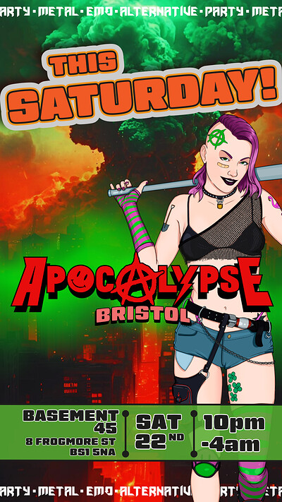 Apocalypse - Metal // Emo // Alternative at Basement 45
