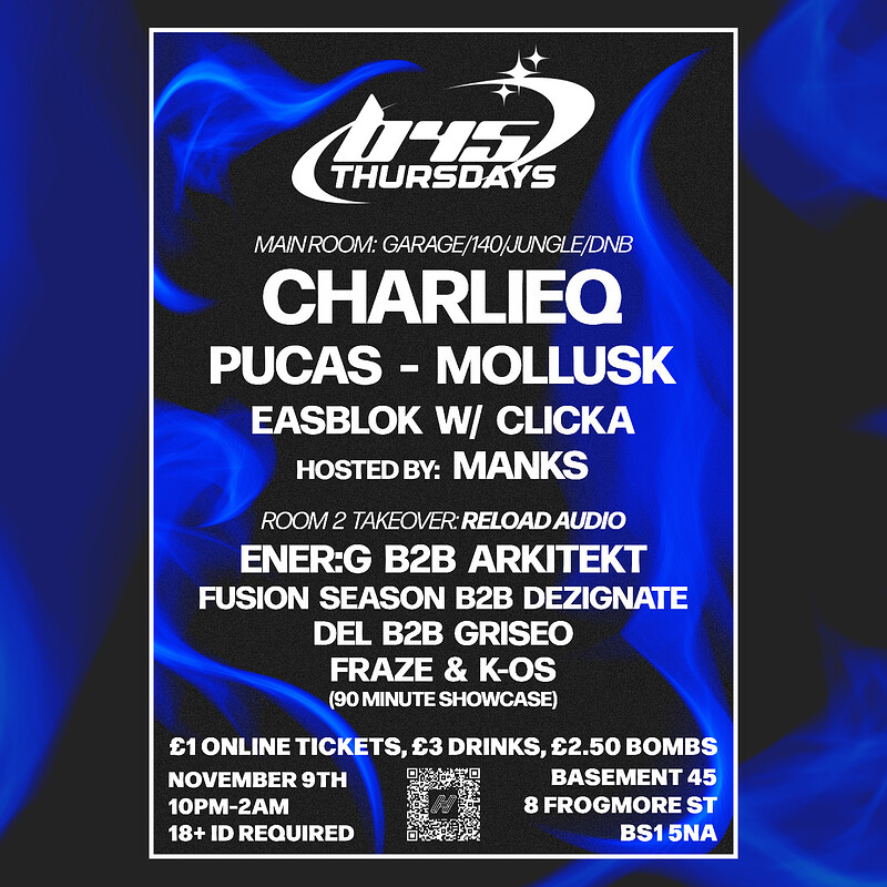 B45 Thursdays w/ CharlieQ at Basement 45