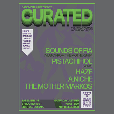 Basement 45 presents: CURATED at Basement 45