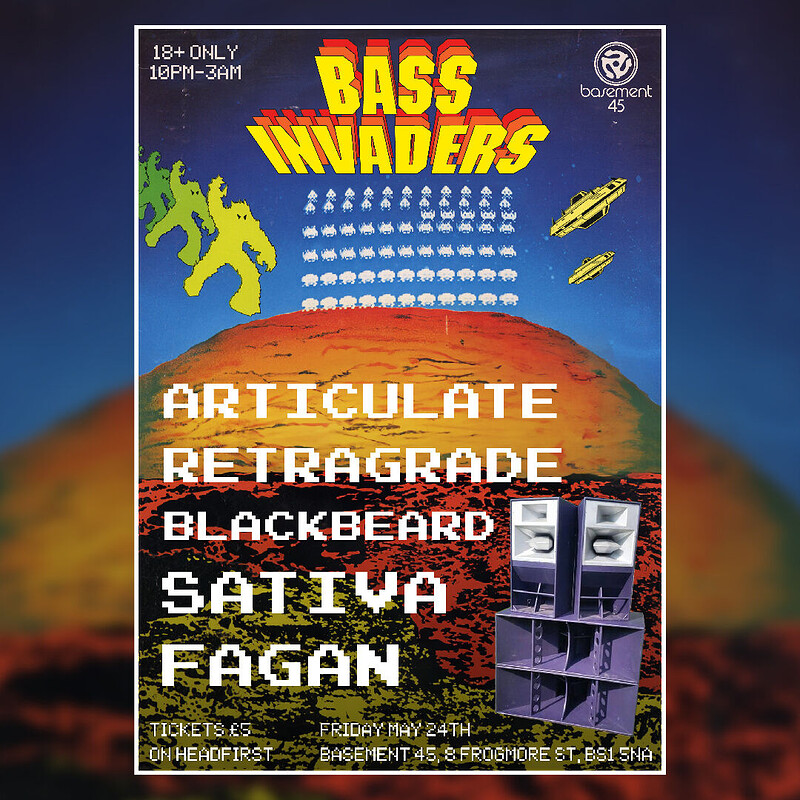 BASS INVADERS at Basement 45