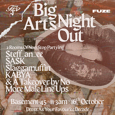 BIG ARTS NIGHT OUT at Basement 45