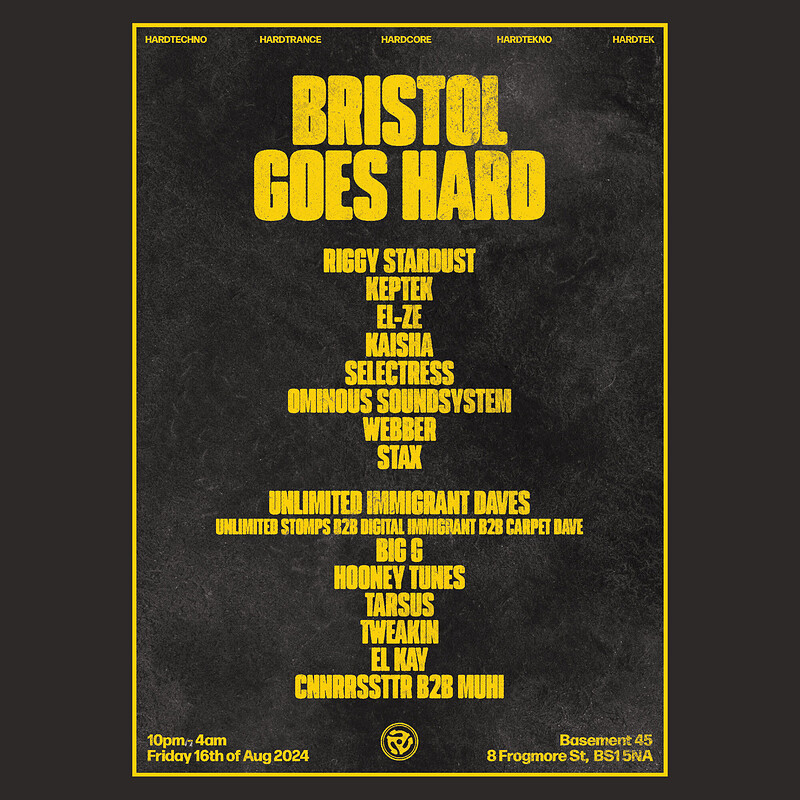 BRISTOL GOES HARD #2 at Basement 45