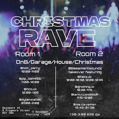 Christmas party / DnB Rave at Basement 45
