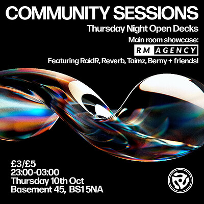 Community Sessions - Open Decks at Basement 45