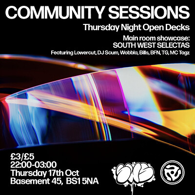 Community Sessions - Open Decks at Basement 45