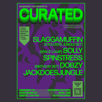 CURATED #5 w/ Slaggamuffin at Basement 45