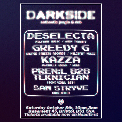 DARKSIDE - Classic Jungle & DnB at Basement 45