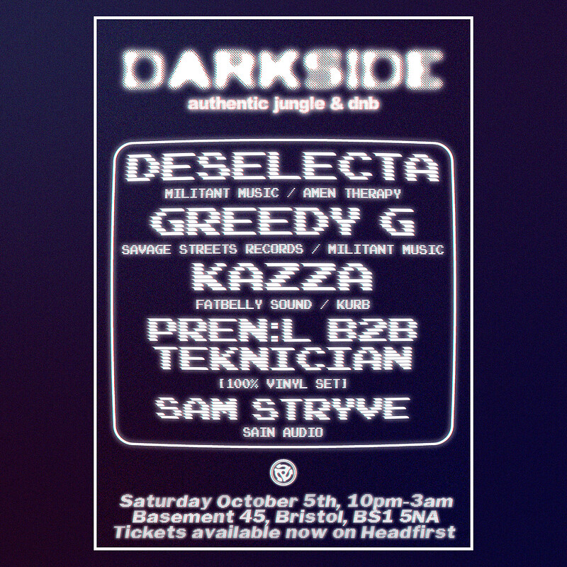 DARKSIDE - Classic Jungle & DnB at Basement 45