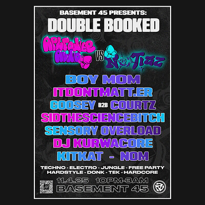 DOUBLE BOOKED: Notizz vs Aphrodite Audio at Basement 45
