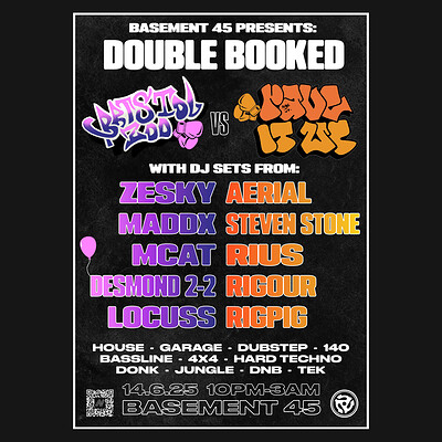 DOUBLE BOOKED: Rave It Up vs Bristol Zoo at Basement 45