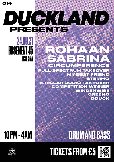 Duckland 014 w/ Rohaan, Sabrina & Circumference at Basement 45